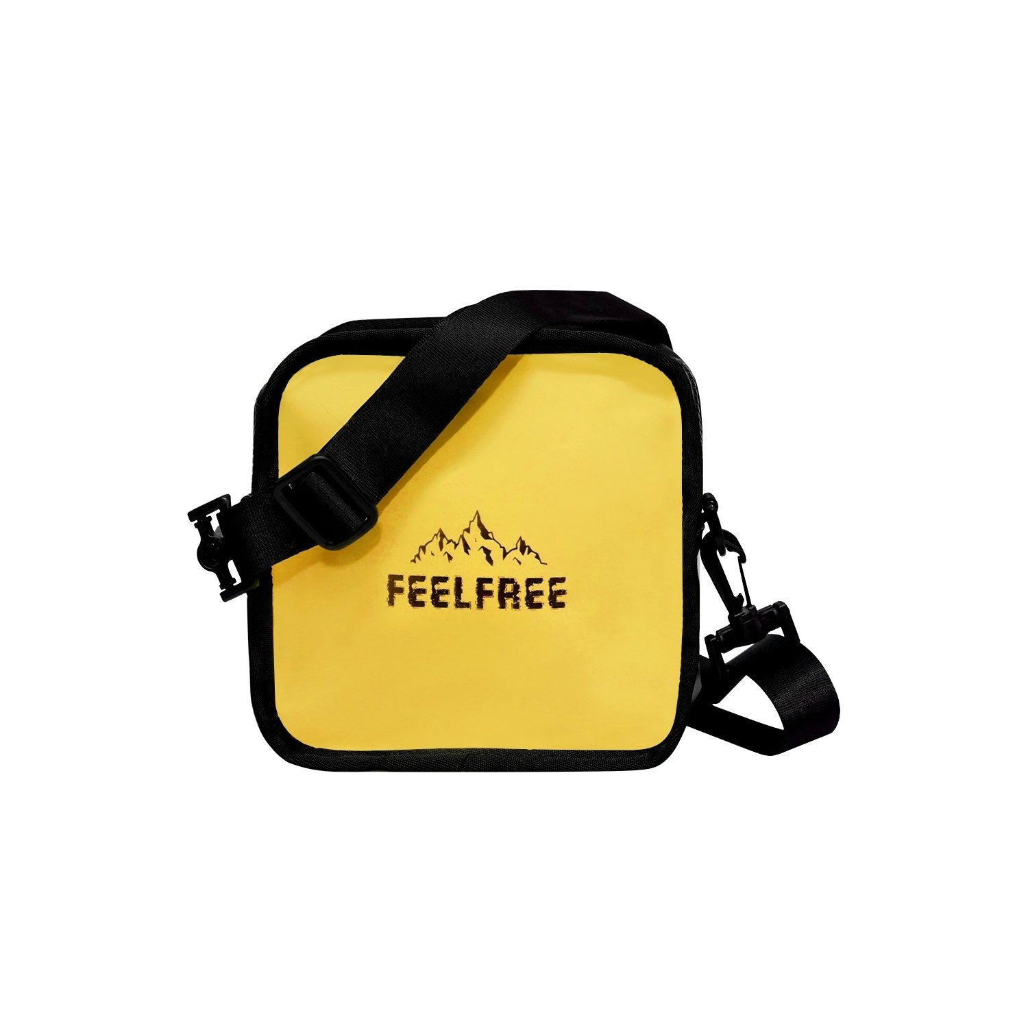 กระเป๋าสะพายข้าง FEELFREE รุ่น QQ สี เหลือง_4